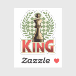 Adesivo Chess King | Xadrez