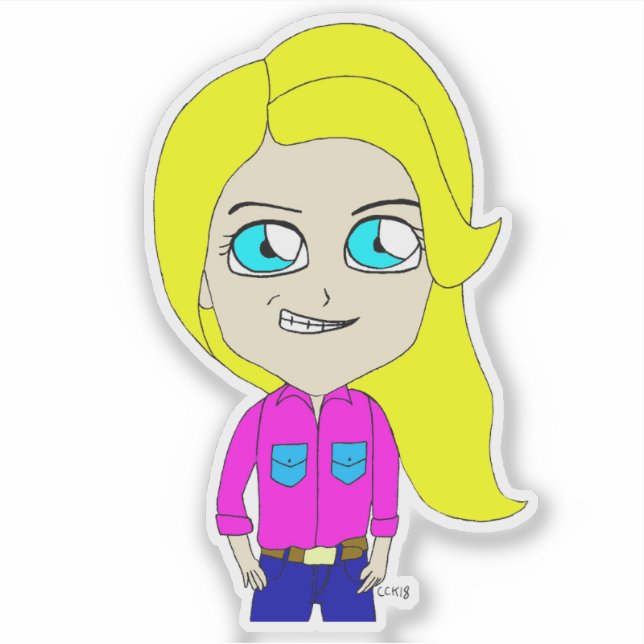 Adesivo chibi (Frente)