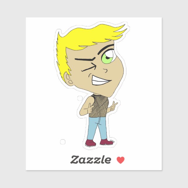 Adesivo chibi (Folha)