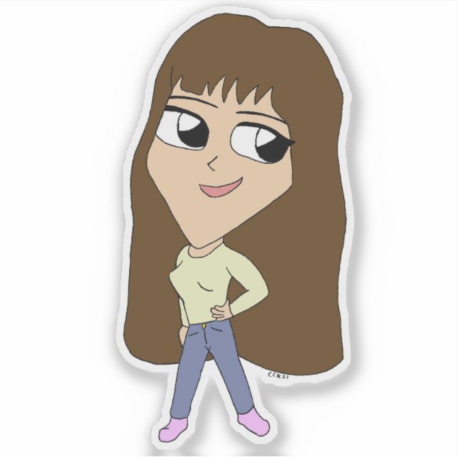 Adesivo chibi (Frente)