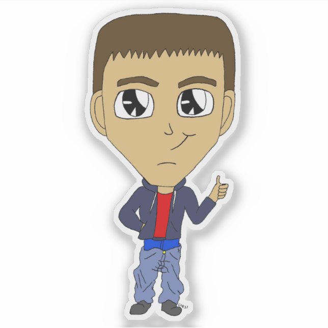 Adesivo chibi (Frente)