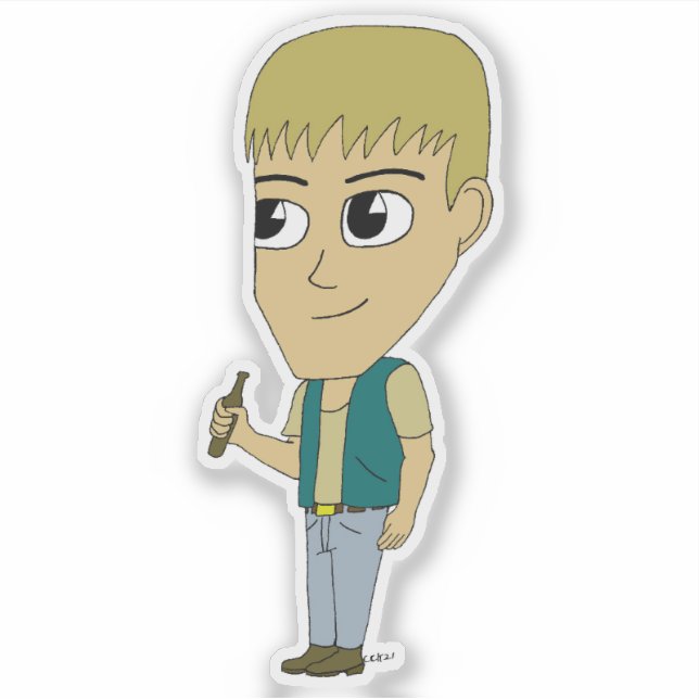 Adesivo chibi (Frente)