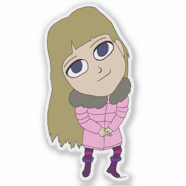 Adesivo chibi (Frente)