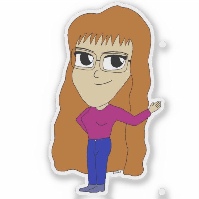 Adesivo chibi (Frente)