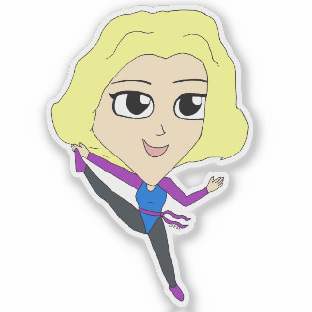 Adesivo chibi (Frente)