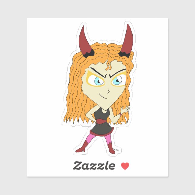 Adesivo chibi (Folha)