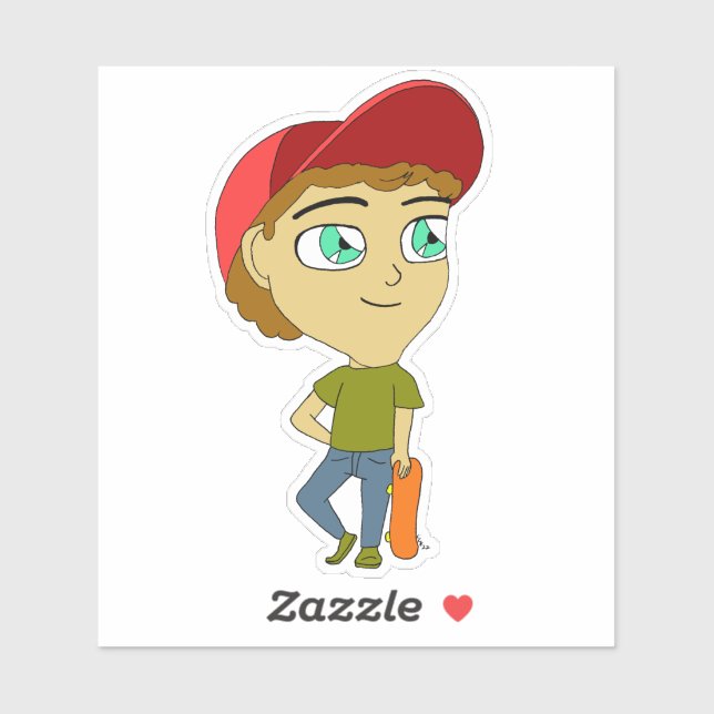 Adesivo chibi (Folha)