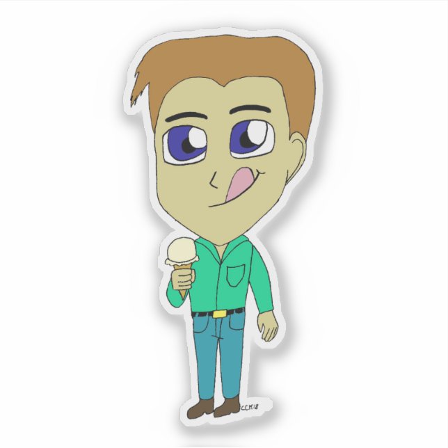 Adesivo chibi (Frente)