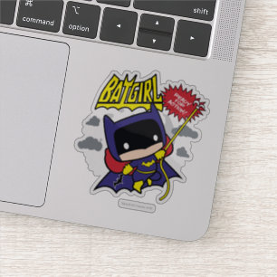 Adesivo Chibi Batgirl Pronto Para Ação