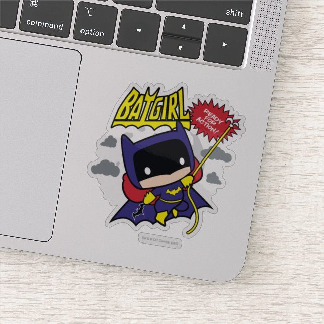 Adesivo Chibi Batgirl Pronto Para Ação (Detalhe)