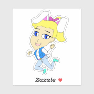 Adesivo chibi bunnygirl