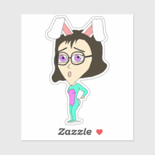 Adesivo chibi bunnygirl