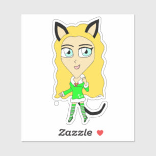 Adesivo Chibi de Natal