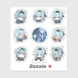 Adesivo Chibi Eula Stickers