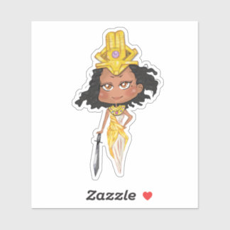 Adesivo Chibi Kandaka Warrior