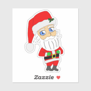 Adesivo chibi santa claus