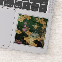 Chic francês, vitoriano, abelha, floral, folha de 