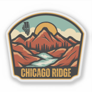 Adesivo Chicago Ridge, Illinois
