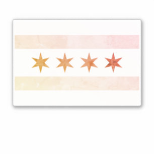 Adesivo Chicago Sunrise Flag