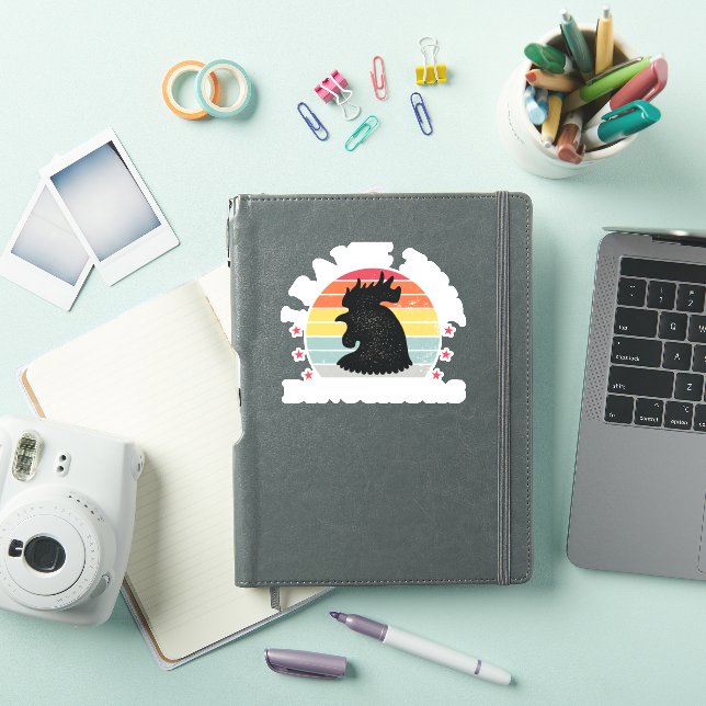 Adesivo Chicken Chick I Raise Tiny Dinosaurs Funny Chicken (Capa para iPad)