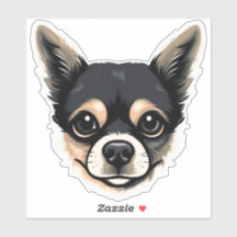 Chihuahua Cute Dog Face Puppy Cartoon