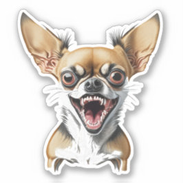 Adesivo Chihuahua Personalizado | Cães Engraçados