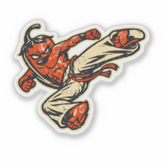 Adesivo Chili Capoeira — Vintage Retro Street Fighter