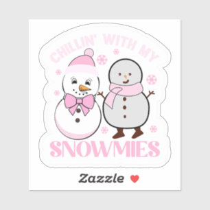 Adesivo Chillin' com My Snowmies Winter