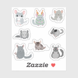 Adesivo Chinchilla Stickers