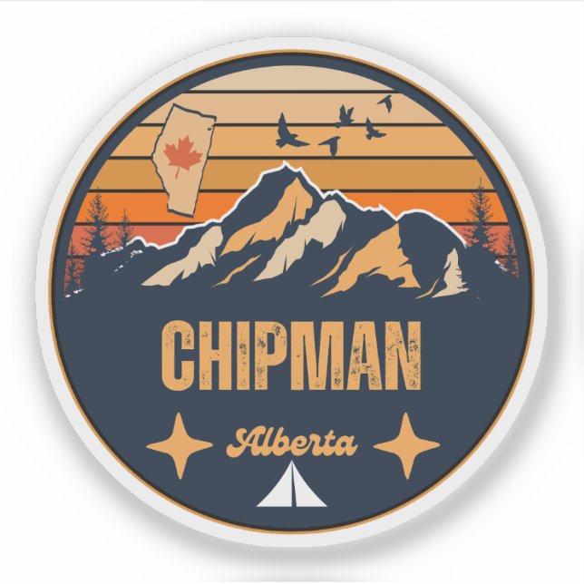 Adesivo Chipman, Alberta (Frente)
