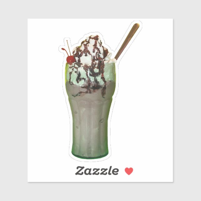 Adesivo Chocolate Milkshake (Folha)