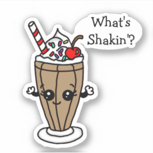 Adesivo Chocolate Milkshake O que é Shakin"