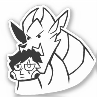 Adesivo Chomp - Segundo Contato vinil Sticker