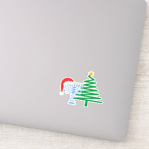 Adesivo Chrismukkah Vinyl Sticker