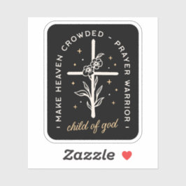 Adesivo Christian cita estética acadêmica escura