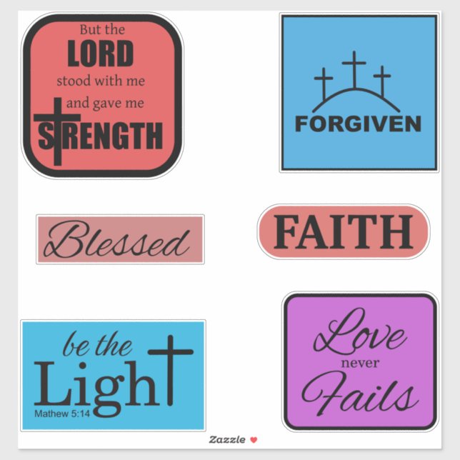 Adesivo Christian Sticker Pack (Folha)