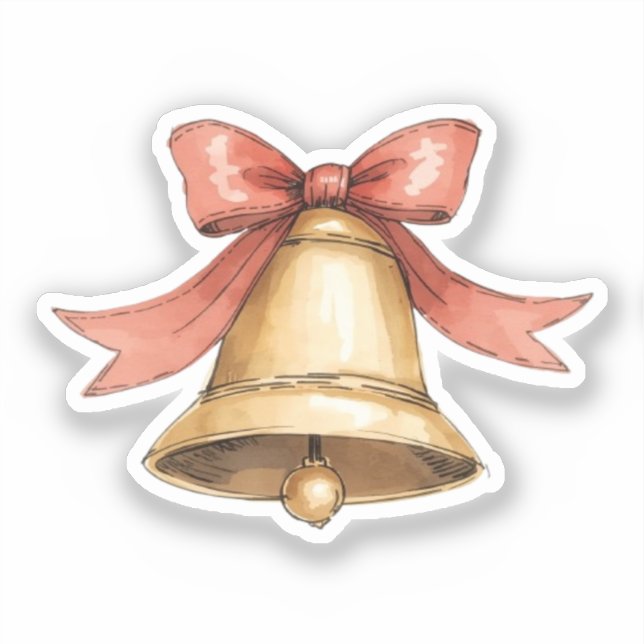 Adesivo Christmas Bell Sticker (Frente)