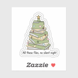 Adesivo Christmas Files Tree Sticker
