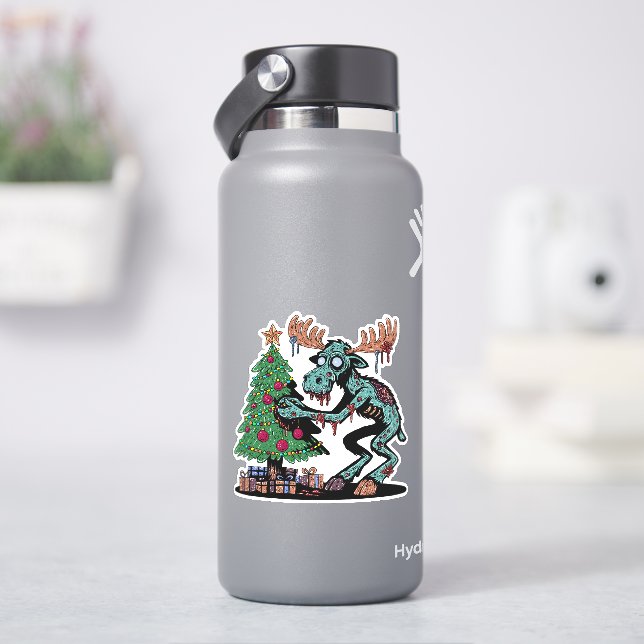 Adesivo Christmas Moose Zombie (HidroFlask)
