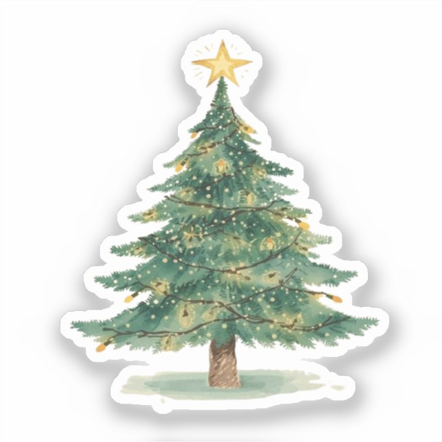 Adesivo Christmas Tree Sticker (Frente)