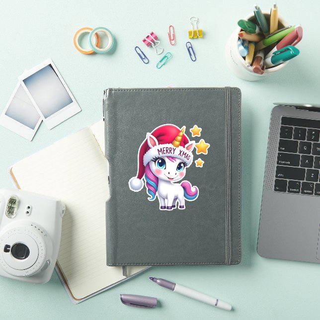 Adesivo Christmas Unicorn T-Shirt (3) (Capa para iPad)