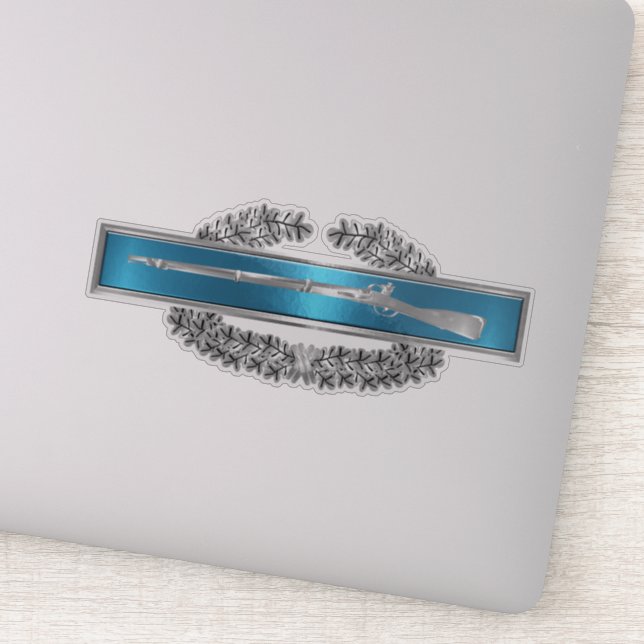 Adesivo CIB - Combate ao Crachá Infantryman (Detalhe)