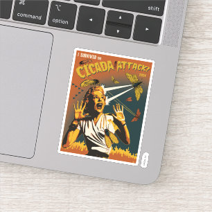 Adesivo Cicada Gritando Lady 2024