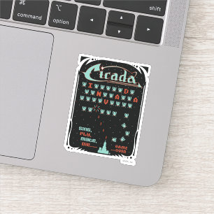 Adesivo Cicada Invada