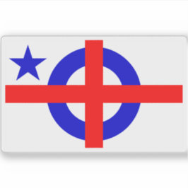 Adesivo Cidadão da bandeira mundial