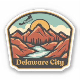 Adesivo Cidade de Delaware, Delaware