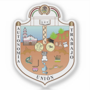 Adesivo Cidade de Ecatepec de Morelos casaco de armas, Méx