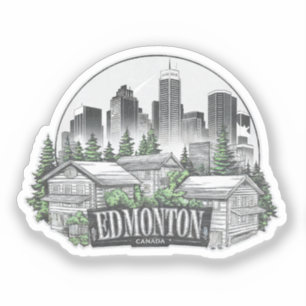 Adesivo Cidade de Edmonton, Canadá