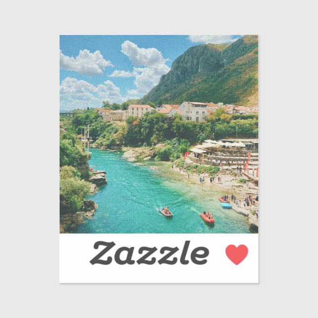 Adesivo Cidade de Mostar - Bósnia e Herzegovina (Folha)