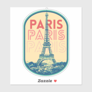Adesivo Cidade de Paris França é minha cidade natal orgulh